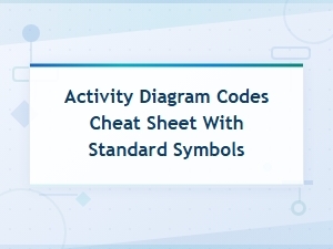 Activity Diagram Standard Symbols Cheat Sheet